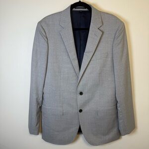 J.Crew Ludlow Light Gray Loro Piana Super 120’s Wool Suit Jacket size 40R NWT